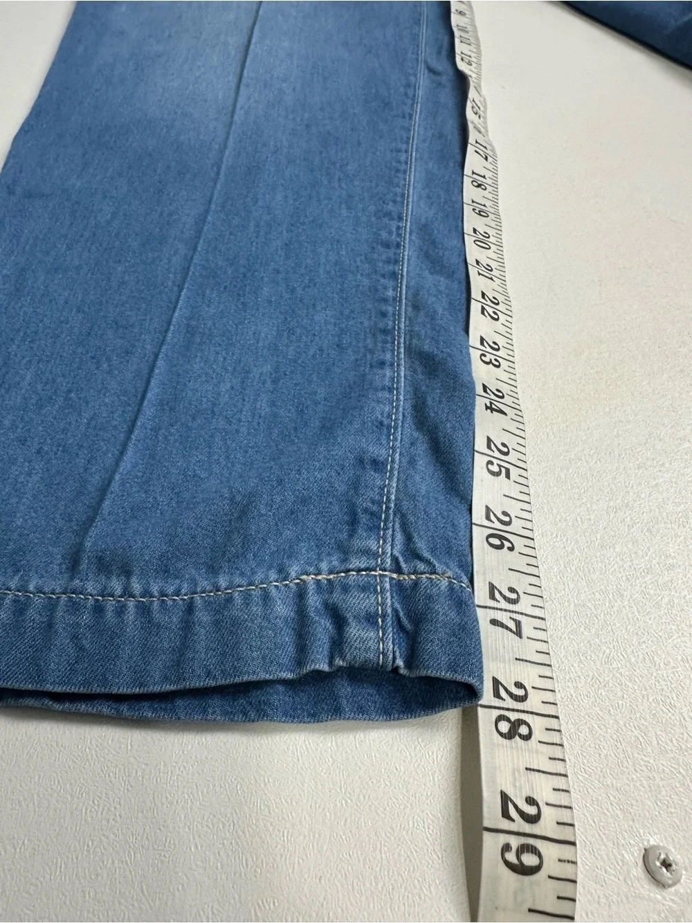 Wonderly women’s large ,Harbour elastic drawstring waistband pull on denim pants